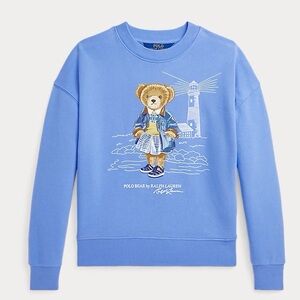 Polo Bear lighthouse Terry blue Sweatshirt
